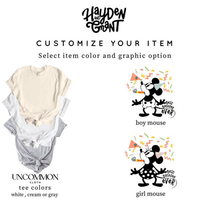 Kids Best Birthday Ever Graphic Tee + Optional Bottoms