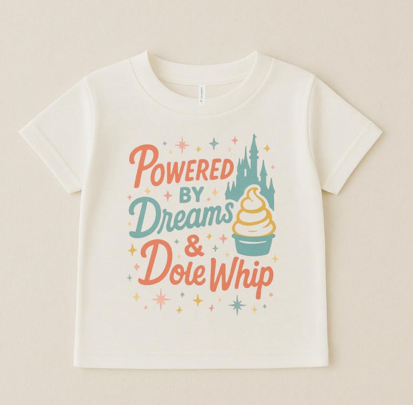 Powered by Dreams & Whip Retro Family Graphic Tee
