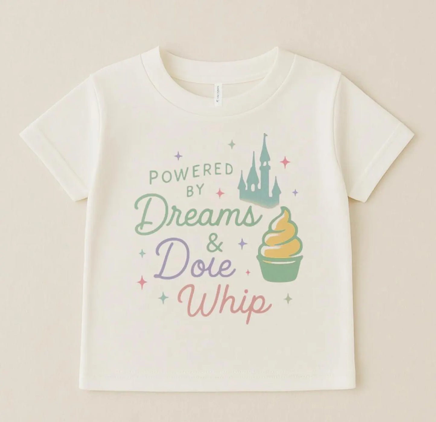 Powered by Dreams & Whip Pastel Family Graphic Tee