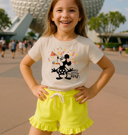 Kids Best Birthday Ever Graphic Tee + Optional Bottoms