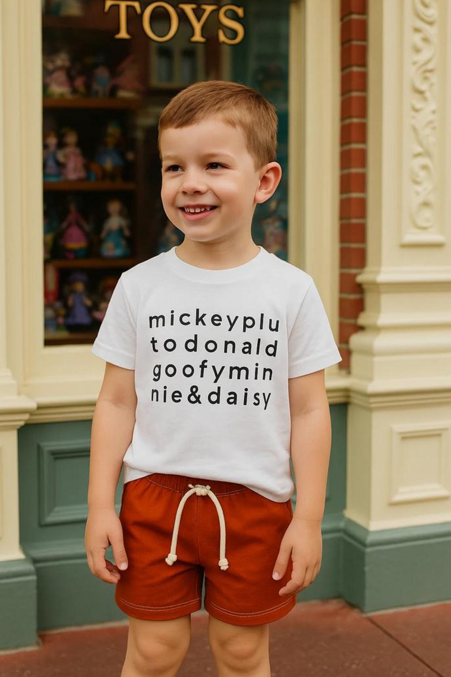 Kids Fab 5 Characters Graphic Tee & Optional Bottoms