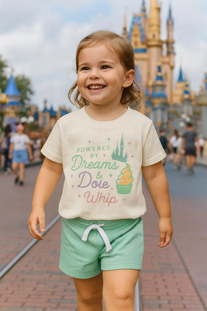 Powered by Dreams & Whip Pastel Family Graphic Tee