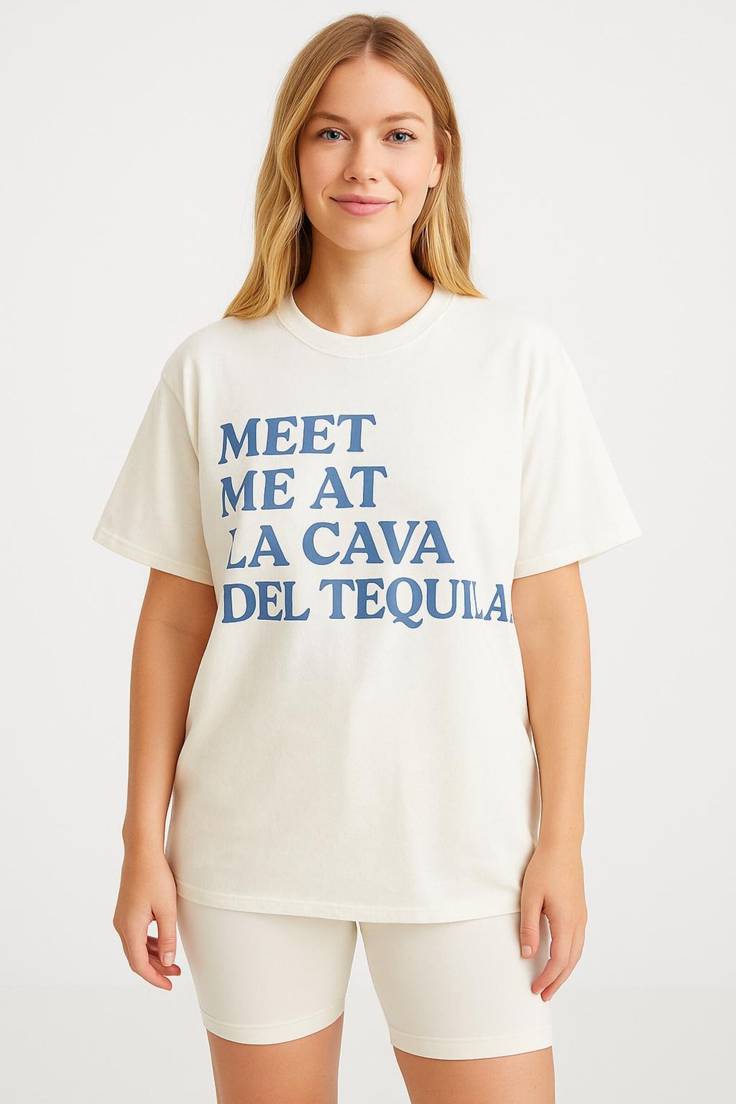 Meet Me at La Cava Del Tequila Adult Graphic Tee
