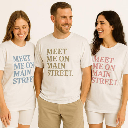 Meet Me on Main Street Family Graphic Tee