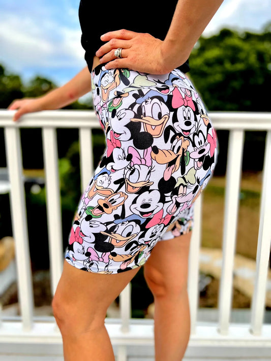 Adult Handcrafted Fab 5 Friends Bike Shorts