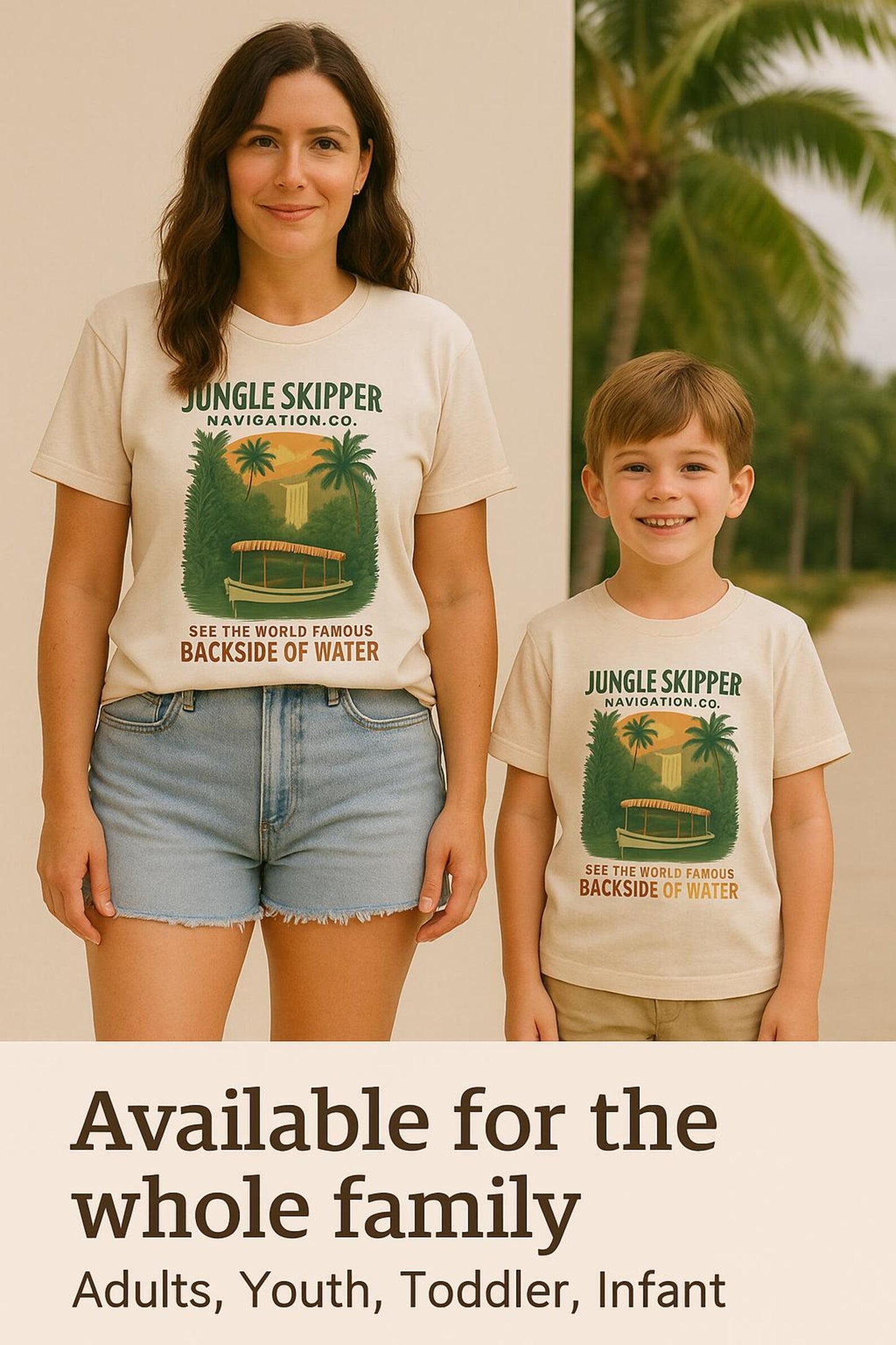 Jungle Skipper Navigation Co. Family Graphic Tee
