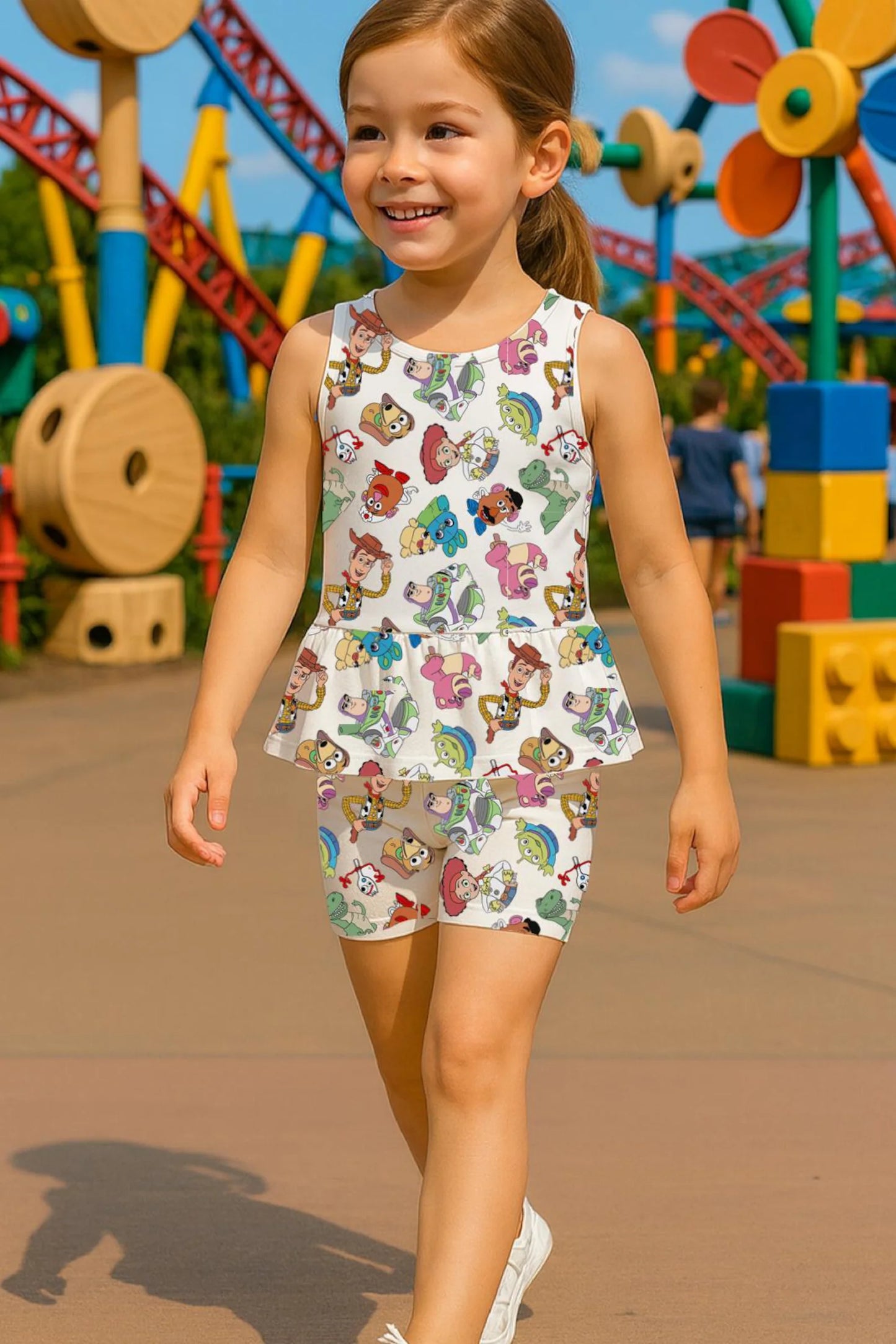 Kids Handcrafted Toy Flutter Tank & Optional Bottoms