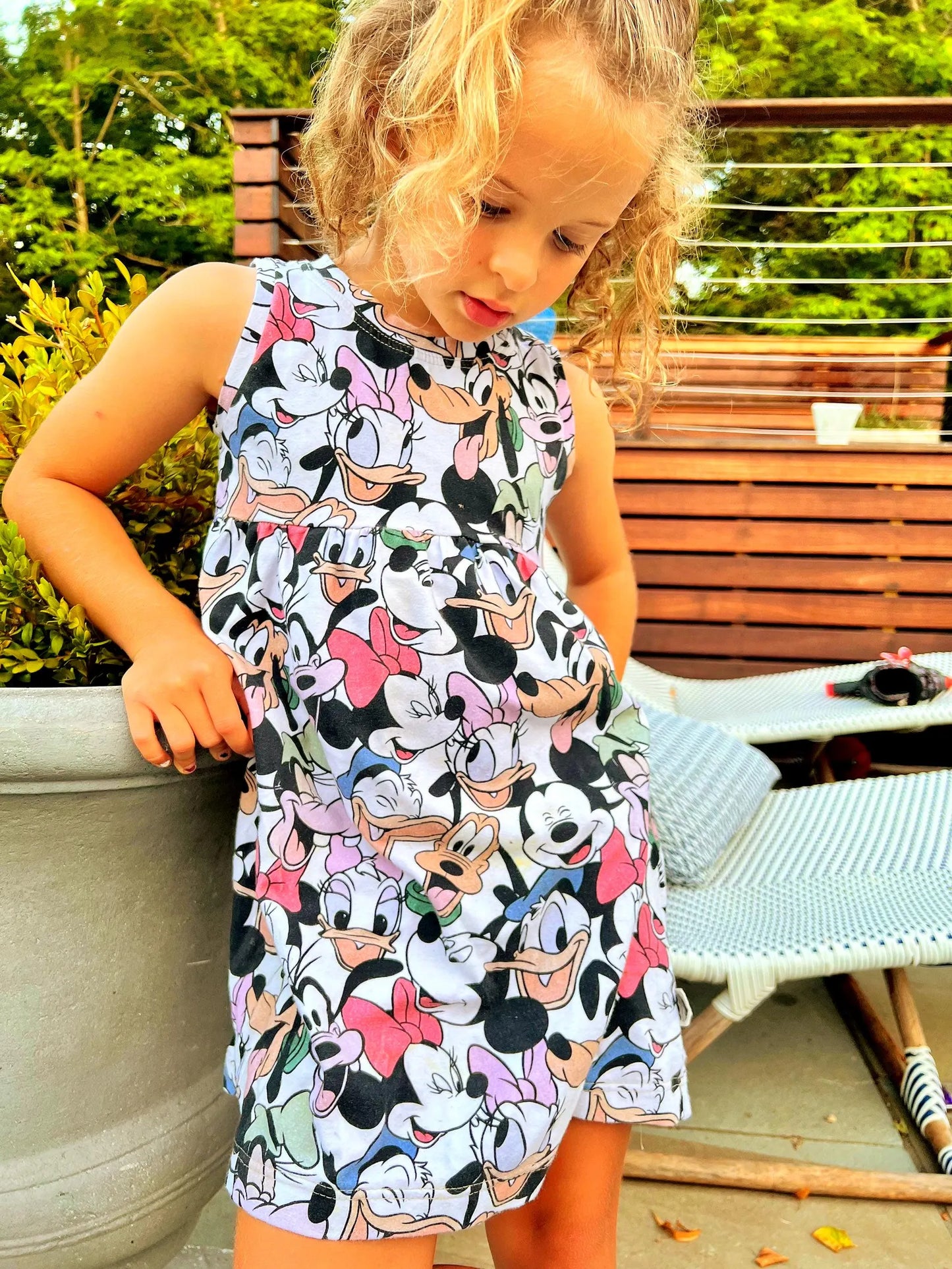 Kids Handcrafted Fab 5 Friends Peplum Dress