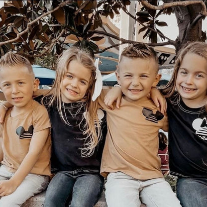 Custom Mickey Name Tee , Disney Set, Disney Vacation Tee kids, baby Disney Outfit, Kids Mickey t-shirt,Boys Disney Set Outfit,Mickey Friends