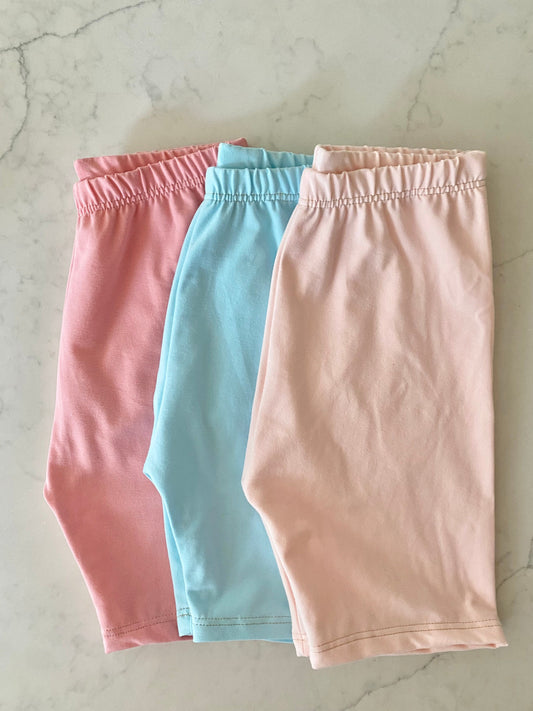 Girls Biker Shorts Set, Many Colors, Girls shorts Set, Baby Toddler Kids Biker Shorts, Organic Girls Shorts, 3/ Pack Kids Short