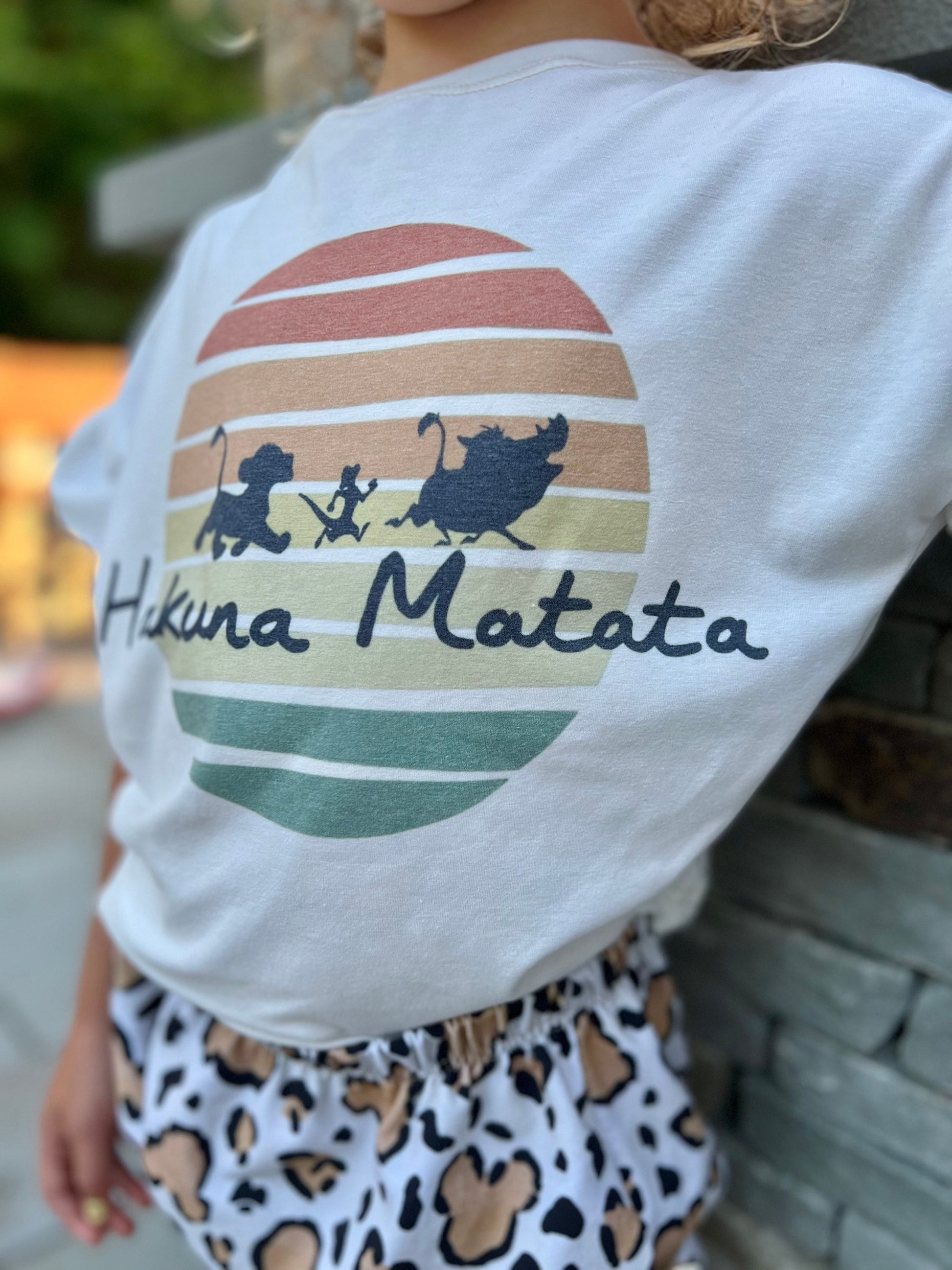 Girls Lion King Set, Hakuna Matata Tee, Disney Set Shorts Tee,Disney Vacation Tee, kids Disney Outfit,Animal Kingdom Set,Girls Disney Outfit