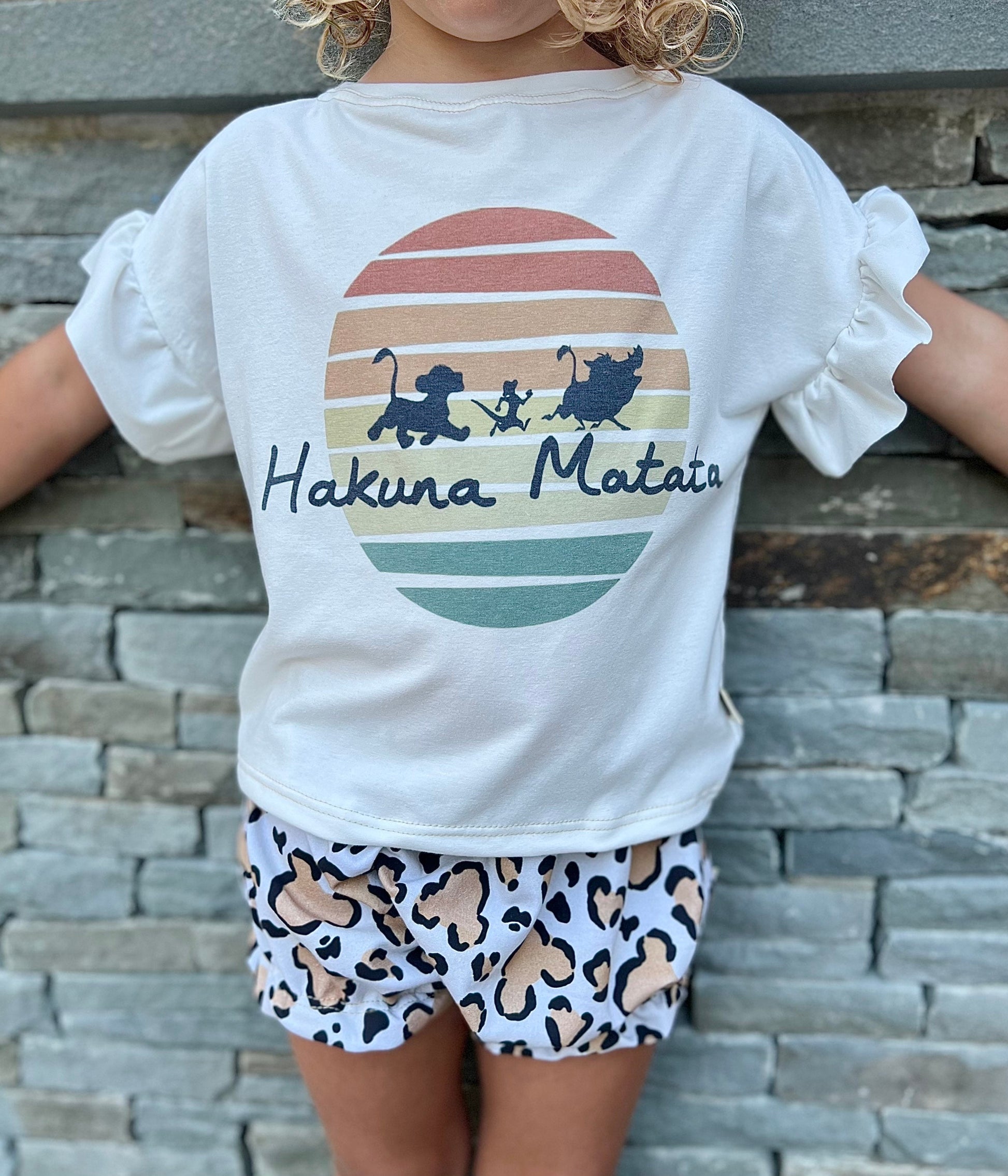 Girls Lion King Set, Hakuna Matata Tee, Disney Set Shorts Tee,Disney Vacation Tee, kids Disney Outfit,Animal Kingdom Set,Girls Disney Outfit