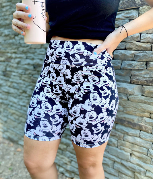 Women’s Mickey Biker Shorts, Mickey Biker Shorts, Adult Mickey Bike Shorts, Disney Biker Shorts, Disney Bike Shorts Adult, Mom Bike Shorts