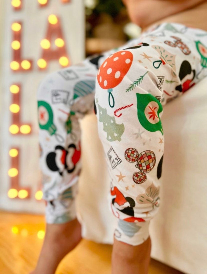 Christmas Disney Leggings for Kids Baby Toddler , Disney pants, Mickey Mouse Pants, Disney Leggings, Girls Mickey Christmas Pants