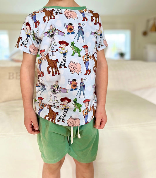 Toy Story Handcrafted T-shirt, Unisex Boy Girl Toy Story Tee, Disney Tee for Kids, Disney Vacation T-shirt, Mickey tee, Hollywood Studios