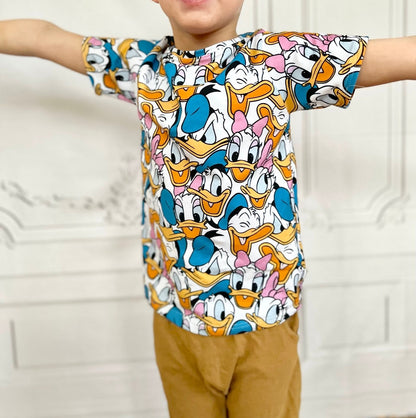 Donald Duck T-shirt, Disney World Character Tee, Disney Vacation Tee for Kids, Disney Trip T-shirt, Donald Daisy tee, Disney Character Shirt