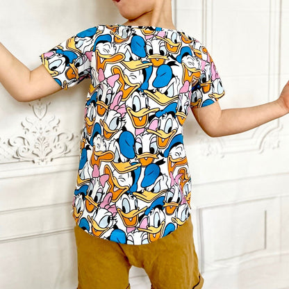 Donald Duck T-shirt, Disney World Character Tee, Disney Vacation Tee for Kids, Disney Trip T-shirt, Donald Daisy tee, Disney Character Shirt