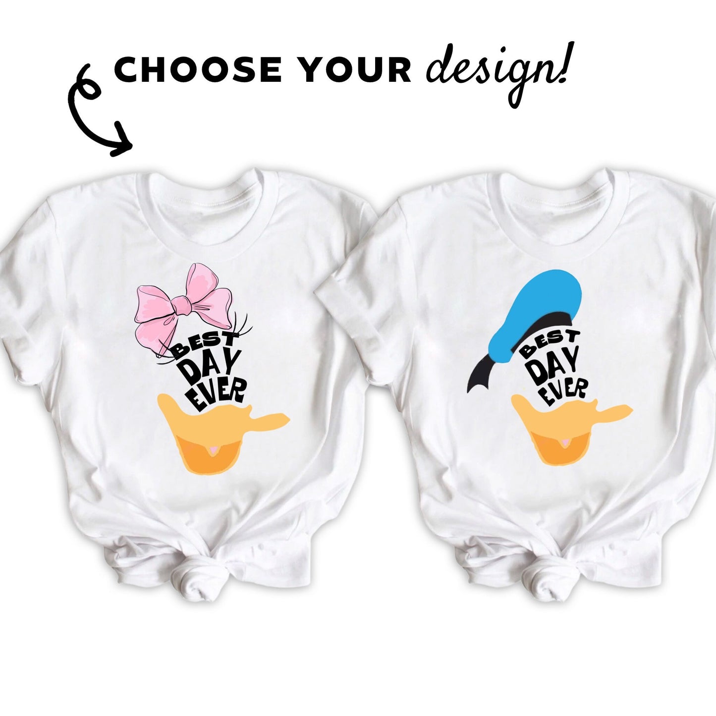 Donald Duck Tee, Women’s Disney tee, Daisy Duck Tee, Magic Kingdom Disney Tee, Adult Disney Tee , Disney Vacation Family Trip Tees