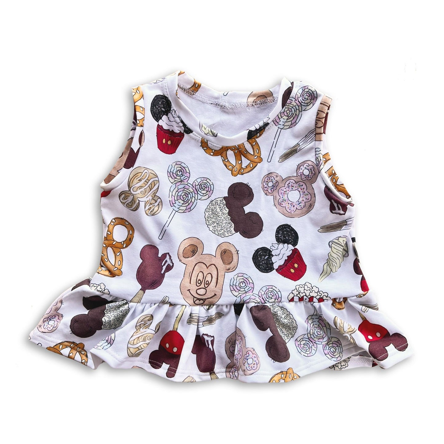 Girls Disney Snacks Tank, Theme Park Snack Tee, Disney Vacation Tee for Kids, Disney Trip T-shirt, Mickey tee, Disney Snacks Tank Top Shirt