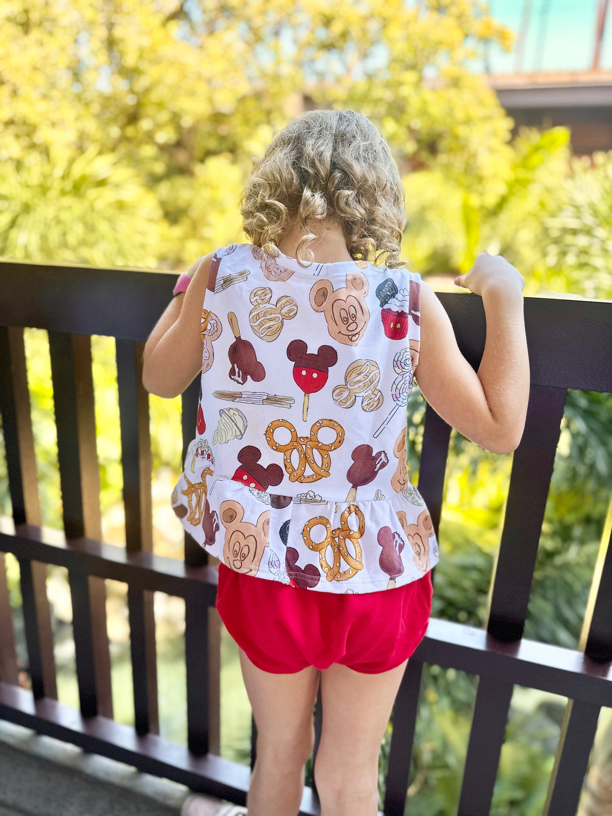 Girls Disney Snacks Tank, Theme Park Snack Tee, Disney Vacation Tee for Kids, Disney Trip T-shirt, Mickey tee, Disney Snacks Tank Top Shirt