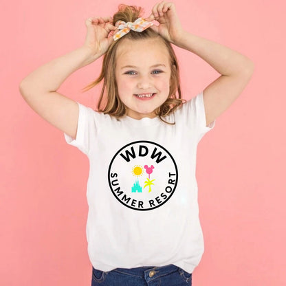 Custom Disney Family Tee, WDW Resort Mickey Tee, Magic Kingdom Family Tees, Custom Adult Disney, Disney Retro Neon Tee, Family Trip Tee