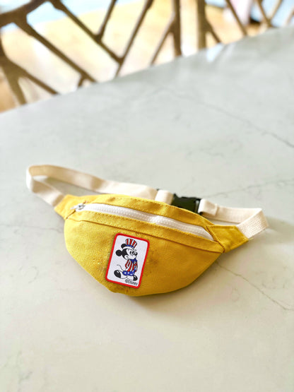 Kids Disney Fanny Pack, Kids Mickey Belt Bag, Disney Belt Bag, Crossbody Park Bag, Kids Travel Bag, Fourth of July Fanny pack