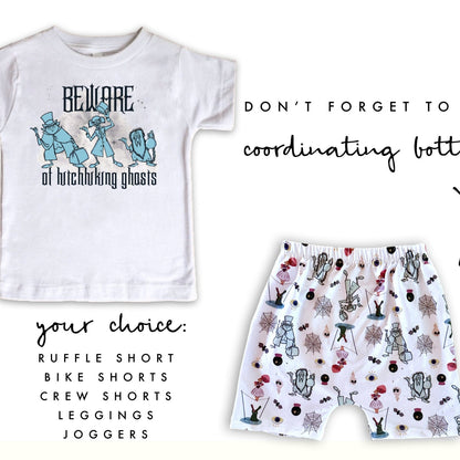 Kids Haunted Mansion Hitchhiking Ghosts Set, Not So Scary Outfit, Disney Vacation Outfit Kids, Kids Disney Outfit, Magic Kingdom Outfit