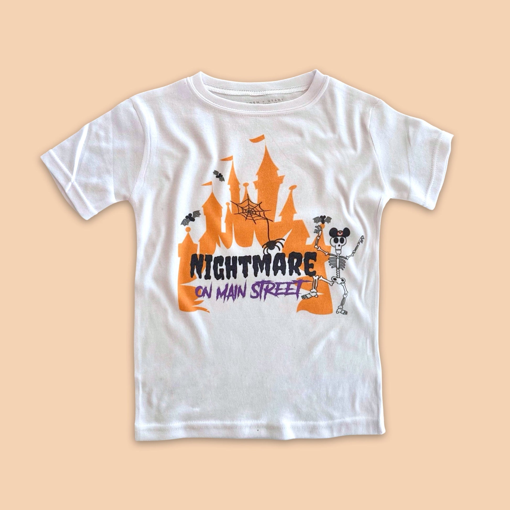 Adult Nightmare on Mainstreet Tee, Halloween Dianey tee, Spooky Disney Tee, Adult Disney Tee , Vacation Family Trip Tees