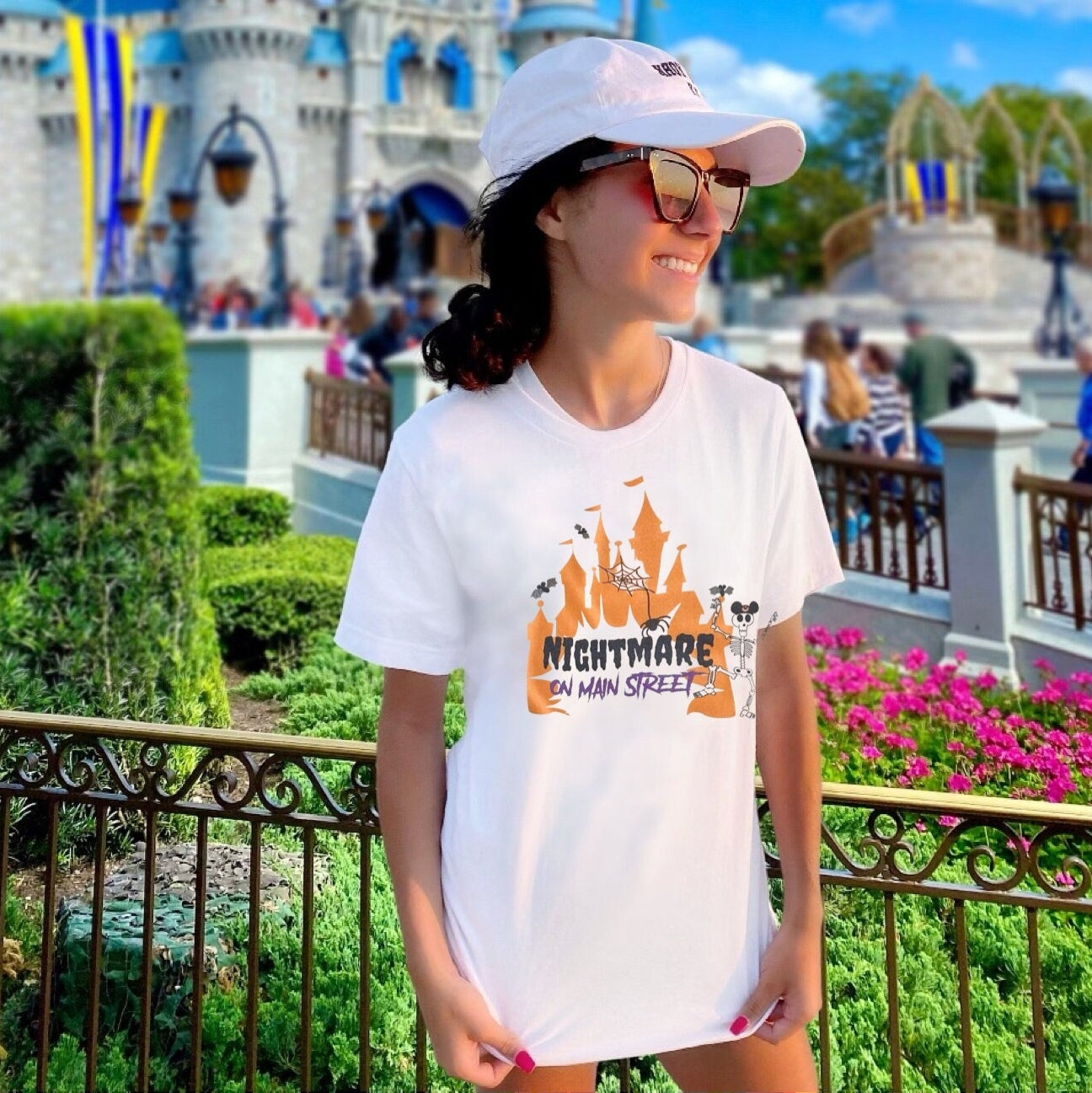 Adult Nightmare on Mainstreet Tee, Halloween Dianey tee, Spooky Disney Tee, Adult Disney Tee , Vacation Family Trip Tees