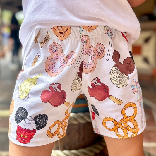 Kids Magical Snacks Crew Shorts