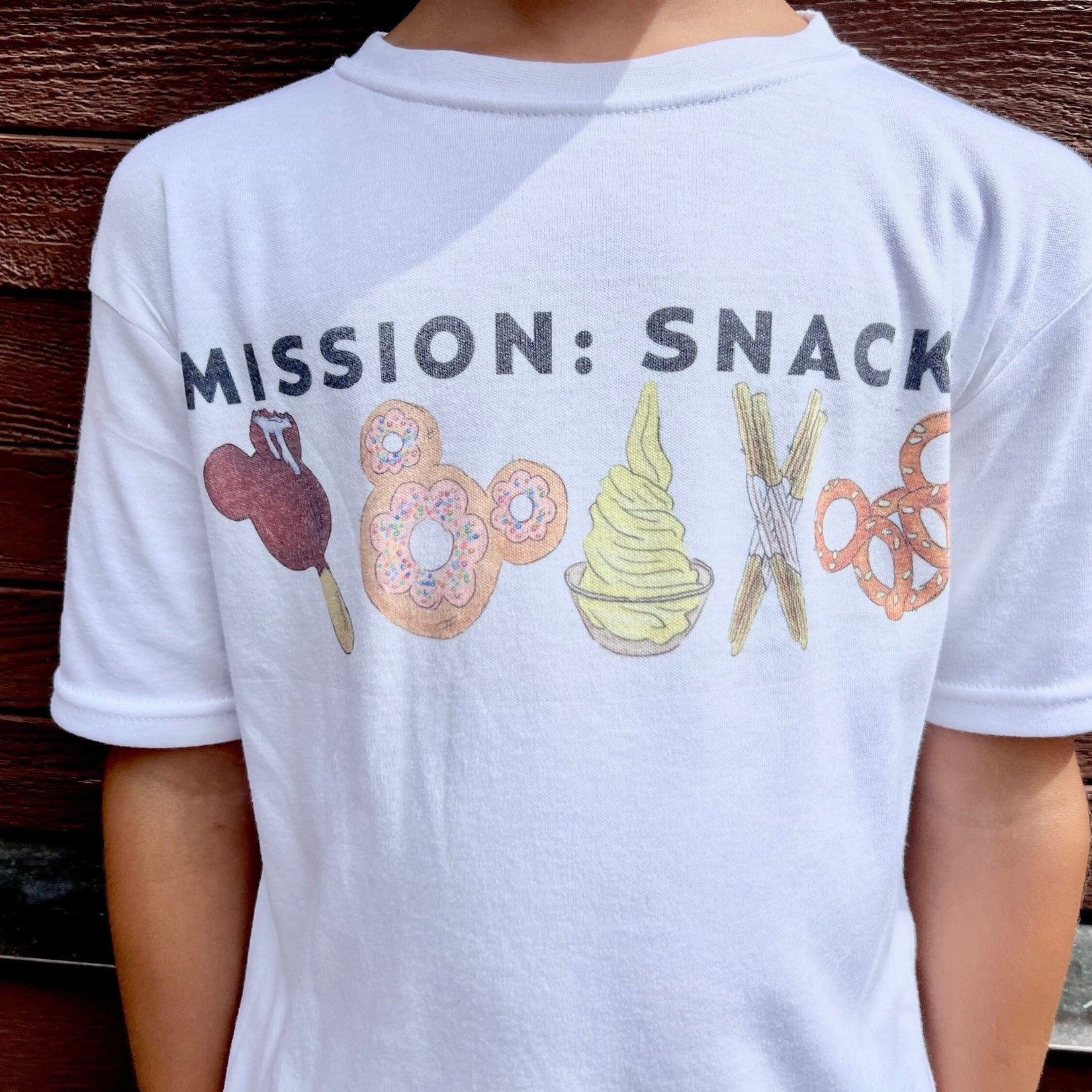 Disney Kids Snacks Set, Mission Snacks Tee Shorts, Disney Vacation Outfit Kids, Kids Disney Outfit, Disney Snacks Tee, Magic Kingdom Outfit