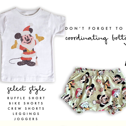 Disney Kids Christmas Set, Very Merry Christmas Outfit, Mickey Christmas Set,Disney Vacation Outfit, Kids Disney Outfit,Magic Kingdom Outfit
