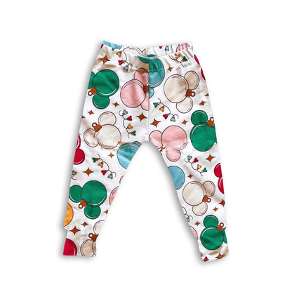 Retro Mickey Christmas Joggers for Kids, Baby , Toddler, Disney Christmas pants, Mickey Pants, Boys Mickey Pants, Disney Pants, Mickey Pants