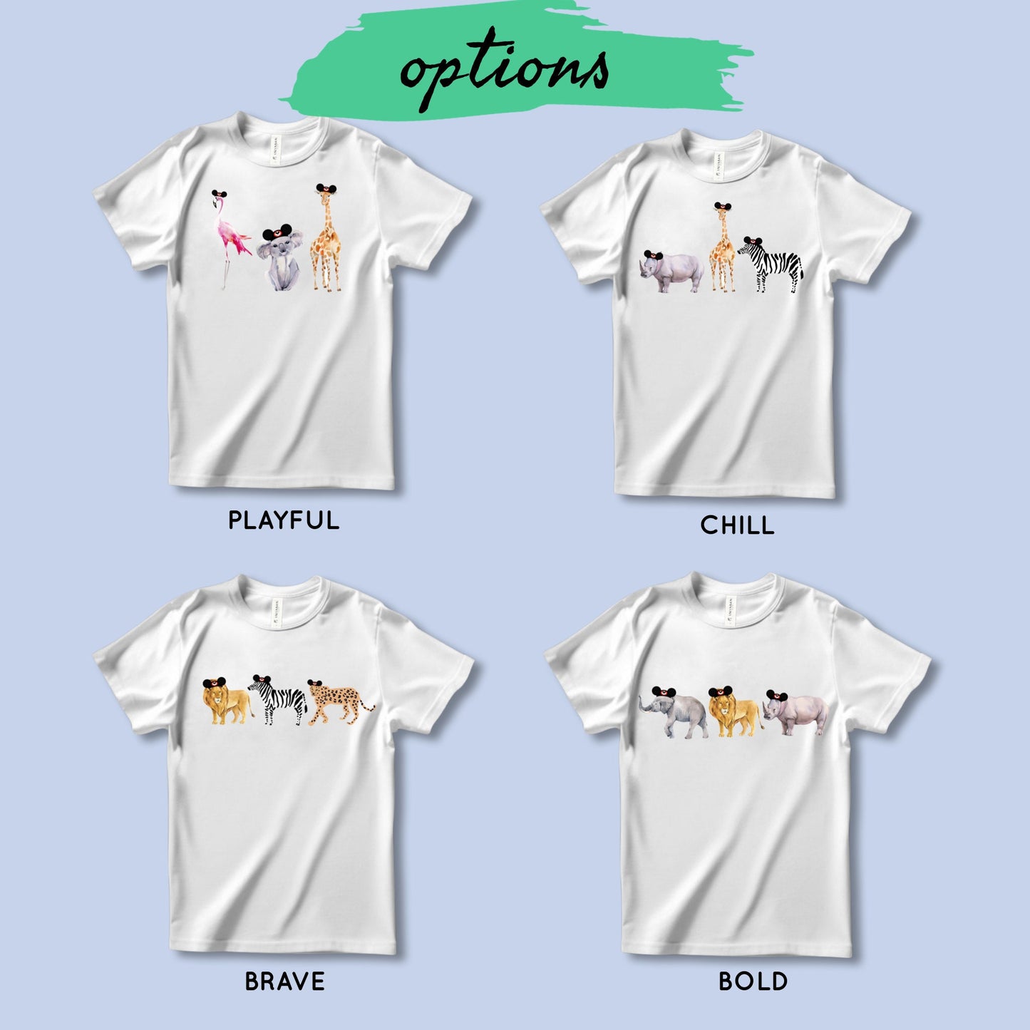 Adult and Kids Animal Kingdom Disney Family Tee, Animal Kingdom Family Tees, Custom Adult Disney T, Disney Vacation T, Family Trip Tee