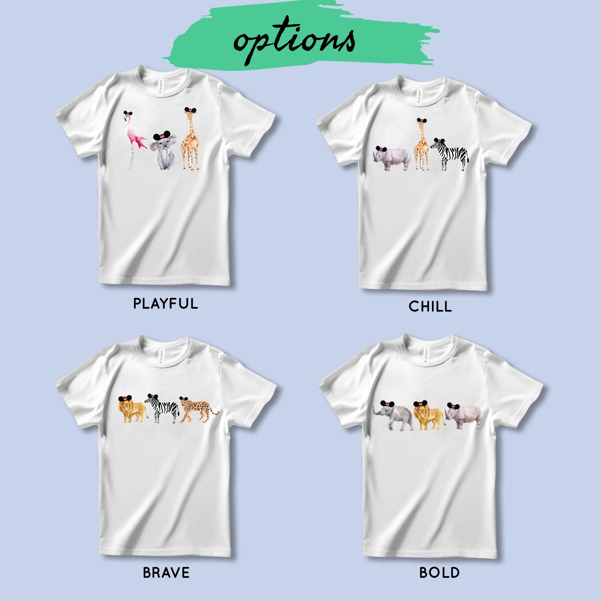 Adult and Kids Animal Kingdom Disney Family Tee, Animal Kingdom Family Tees, Custom Adult Disney T, Disney Vacation T, Family Trip Tee
