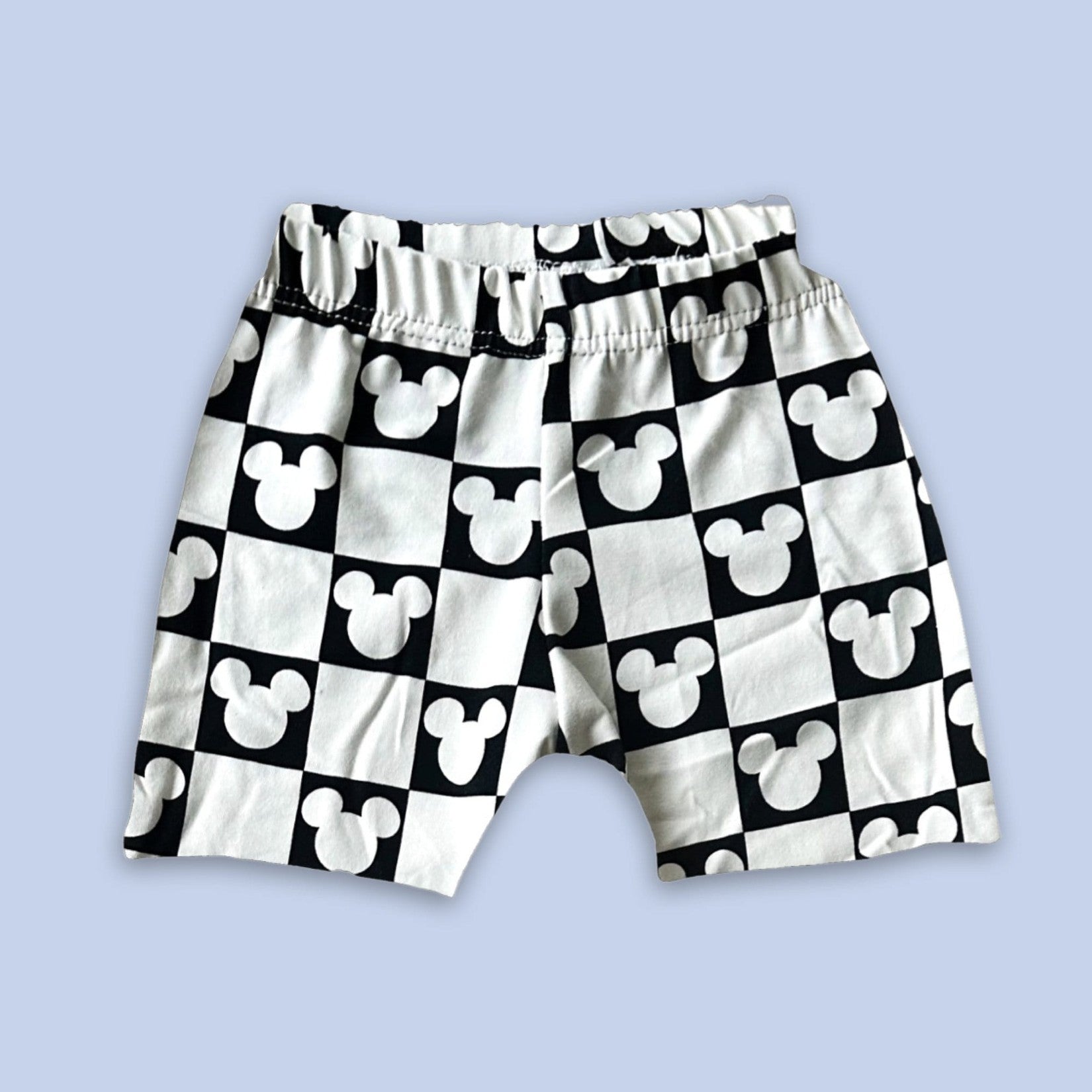 Monochrome Mickey Checkered Kids Tee, Disney Set, Disney Vacation Tee for kids, toddler & baby Disney Outfit, Boys Disney Set Outfit
