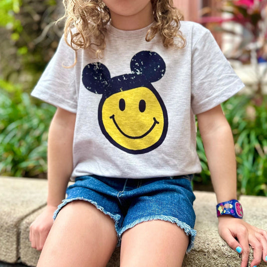 Mickey Smiley Face Disney tee, Mickey Family Tee, Kids Adult Epcot Disney Tee, Adult Disney Tee , Disney Vacation Family Trip Tees