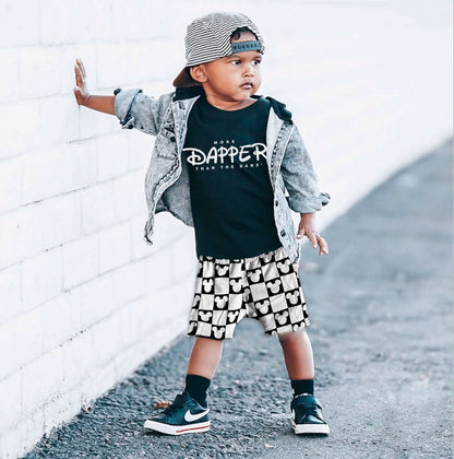 More Dapper Than the Dans T-shirt, Kids Disney t-shirt, Disney Vacation Tee for Kids & Toddler, Kids Magic Kingdom Tee, Cool Disney Tee