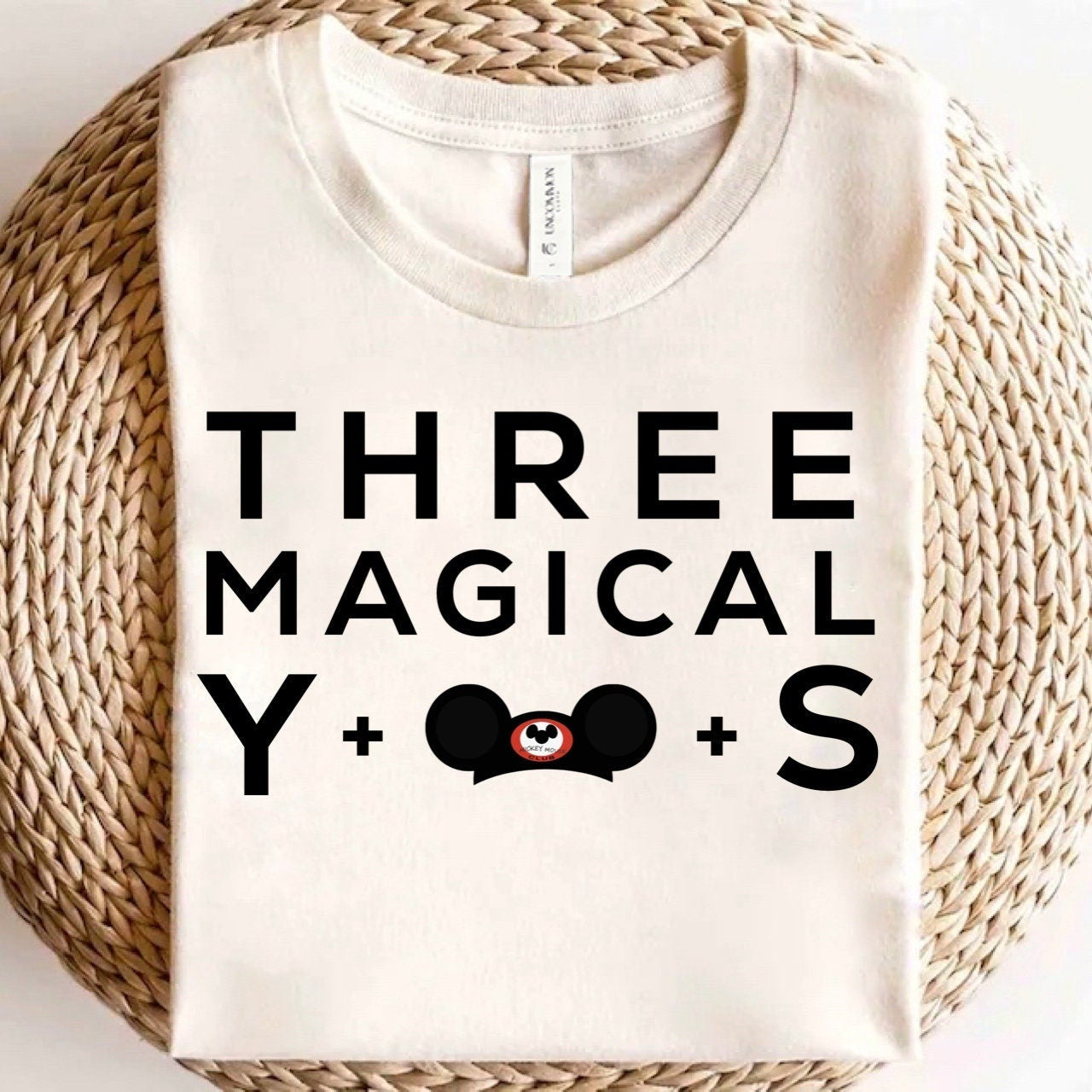 THREE Magical Years Disney Birthday Set, Girls Disney Birthday Set, Third Birthday Disney Set, Kids Disney Birthday Outfit, Disney Birthday