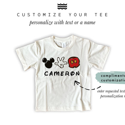 Custom Mickey Magic Shirt , Magic Kingdom Set, Disney Vacation Tee kids & baby Disney Outfit, Kids Mickey t-shirt, Boys Disney Set Outfit