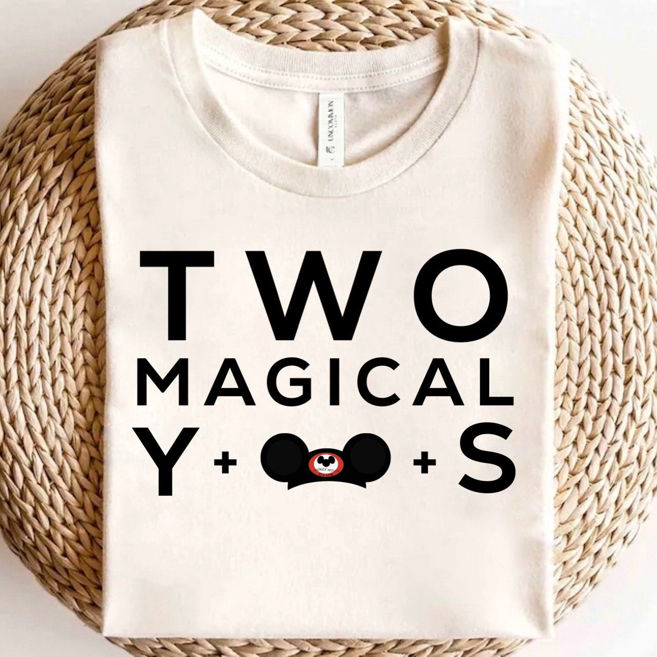 TWO Magical Years Disney Birthday Set, Mickey Birthday Set, Second Birthday Disney Set, Kids Disney Birthday Outfit, Disney Birthday Tee