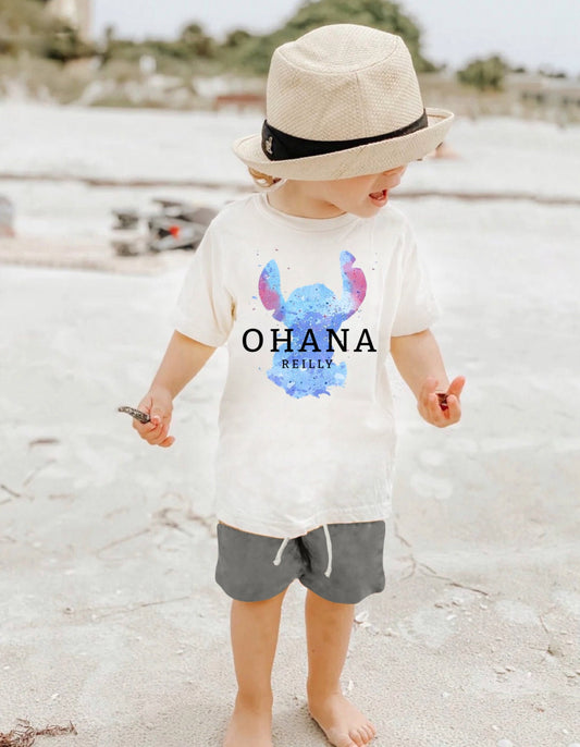 Stitch Ohana Disney Shirt, Family Custom Disney Shirts, Kids Adult Disney Tee, Adult Disney Tee, Disney Vacation Family Trip Tees, Ohana Tee
