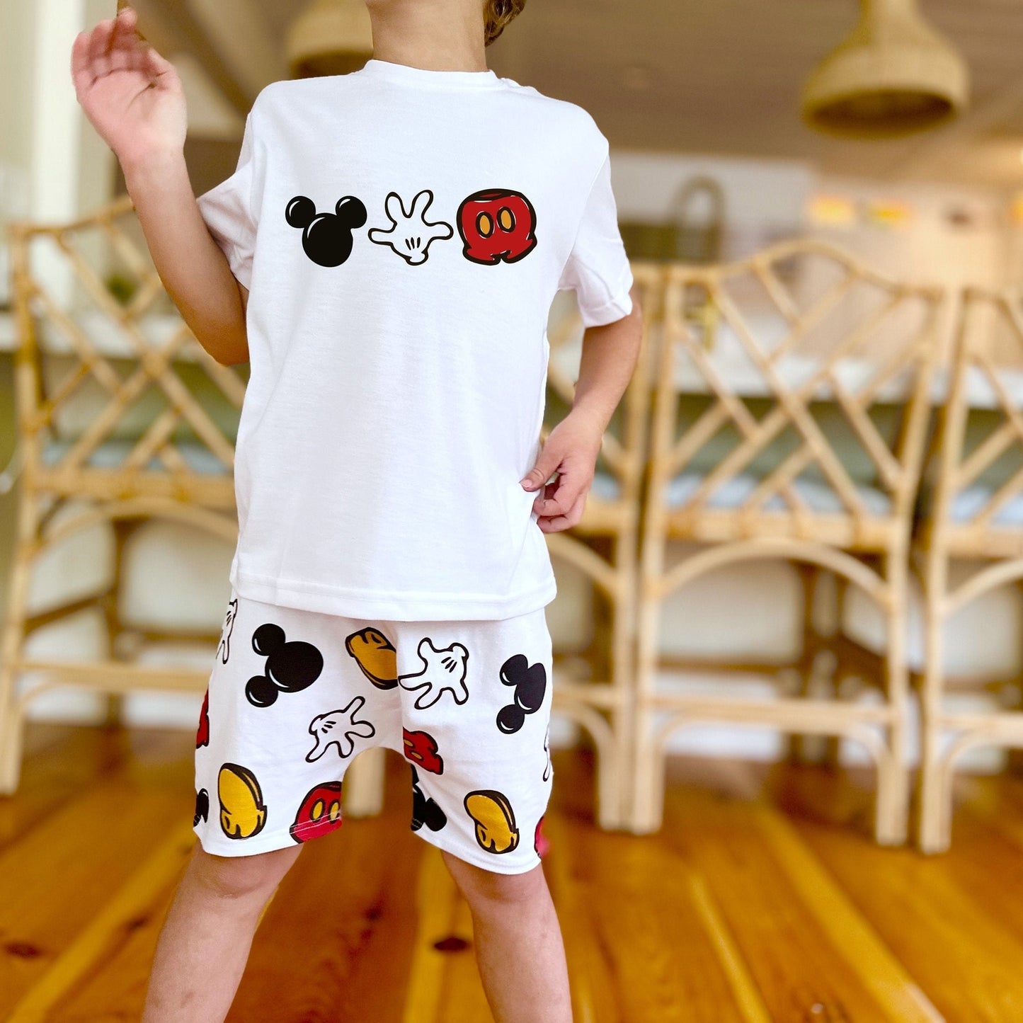 Custom Mickey Magic Shirt , Magic Kingdom Set, Disney Vacation Tee kids & baby Disney Outfit, Kids Mickey t-shirt, Boys Disney Set Outfit