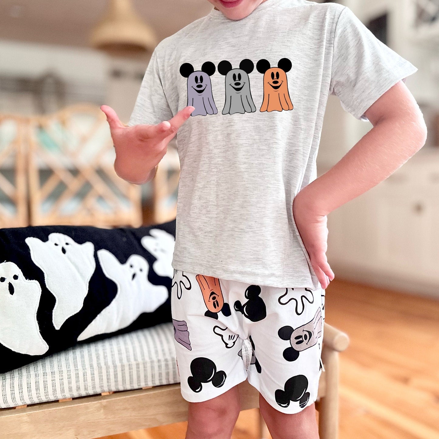 Family Halloween Disney Tee, Mickey Ghost Shirt, Adult Halloween Disney tee, Kids Disney Halloween Tee, Adult Disney T, Vacation Family Tees