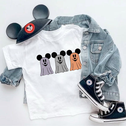 Family Halloween Disney Tee, Mickey Ghost Shirt, Adult Halloween Disney tee, Kids Disney Halloween Tee, Adult Disney T, Vacation Family Tees