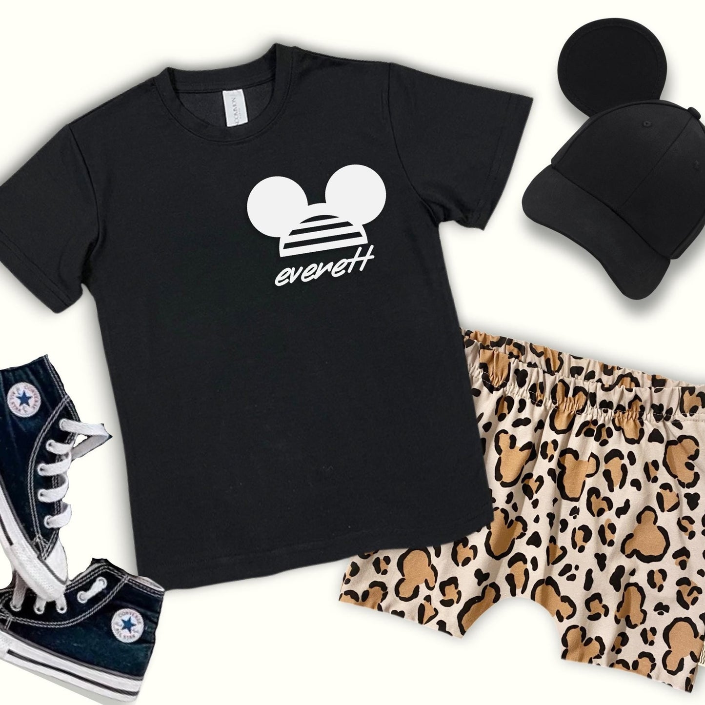 Custom Animal Kingdom Set, Disney Vacation Tee kids, baby Disney Outfit,Kids Mickey t-shirt, Boys Disney Set Outfit, cheetah mickey