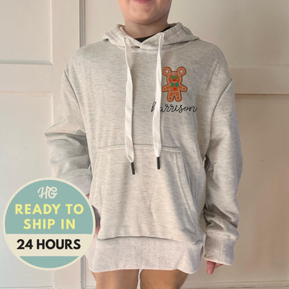 Family Disney Gingerbread Mickey Hoodie, Disney Christmas Hoodie, Mommy Me Disney Sweatshirt, Unisex family Disney sweatshirts