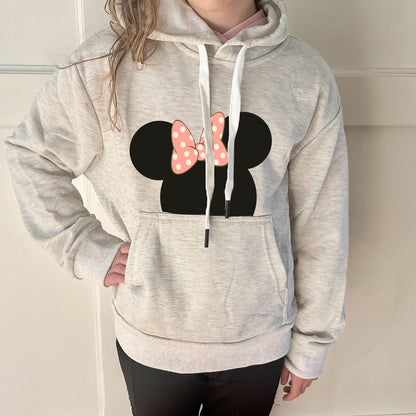 Peeking Mickey Hoodie, Disney Mickey Minnie Hoodie, Mommy Me Disney Sweatshirt, Unisex family Disney sweatshirts