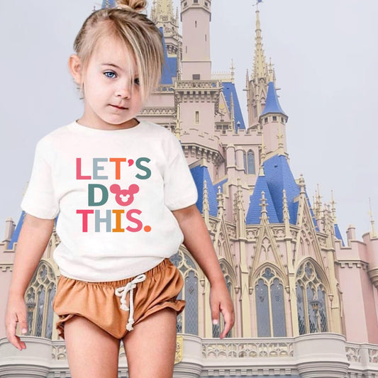 Family Disney Let’s Do This t-shirt, Disney bound tee , Going to Disney tshirt Adult Kids, Mommy Me Disney Shirts, Unisex family Disney tees
