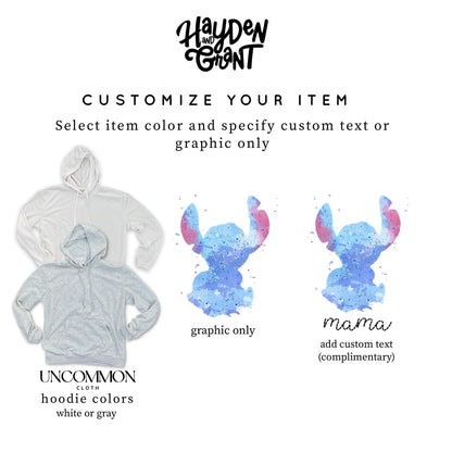 Family Disney Stitch Mickey Hoodie, Disney LILO Stitch Hoodie, Mommy Me Disney Sweatshirt, Unisex family Disney sweatshirts